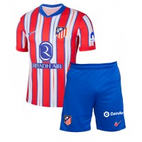 Fotbalové Dres Atletico Madrid Alexander Sorloth #9 Dětské Domácí 2024-25 Krátký Rukáv (+ trenýrky)